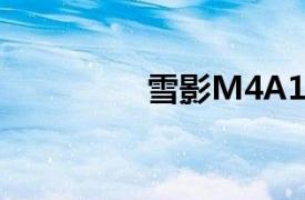 雪影M4A1相关内容介绍