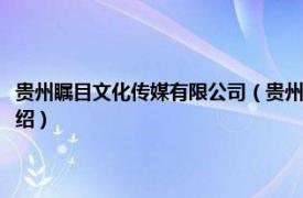 贵州瞩目文化传媒有限公司（贵州傲之最文化传媒有限公司相关内容简介介绍）