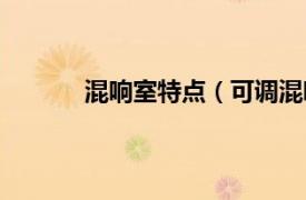 混响室特点（可调混响室相关内容简介介绍）