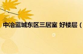 中冶蓝城东区三居室 好楼层（中冶蓝城东区相关内容简介介绍）