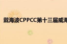 戴海波CPPCC第十三届威海市委常委秘书长相关内容简介