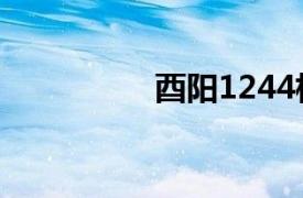 酉阳1244相关内容介绍