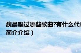 魏晨唱过哪些歌曲?有什么代表作?（弟兄 魏晨演唱歌曲相关内容简介介绍）