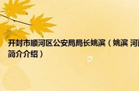 开封市顺河区公安局局长姚滨（姚滨 河南省开封市顺河回族区人民政府副区长相关内容简介介绍）