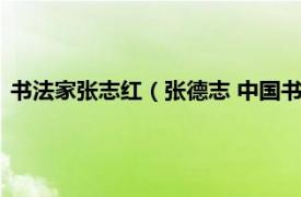 书法家张志红（张德志 中国书法家协会会员相关内容简介介绍）