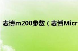 麦博m200参数（麦博MicrolabM200相关内容简介介绍）