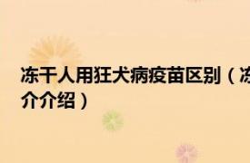 冻干人用狂犬病疫苗区别（冻干人用狂犬病纯化疫苗相关内容简介介绍）