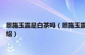 恩施玉露是白茶吗（恩施玉露 中国传统蒸青绿茶相关内容简介介绍）