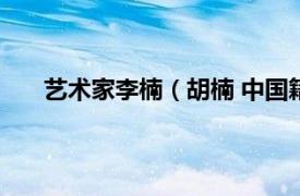 艺术家李楠（胡楠 中国籍艺术家相关内容简介介绍）