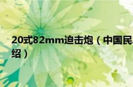 20式82mm迫击炮（中国民20式82毫米迫击炮相关内容简介介绍）