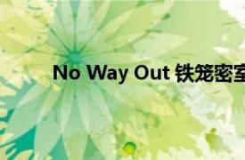 No Way Out 铁笼密室淘汰赛相关内容简介介绍