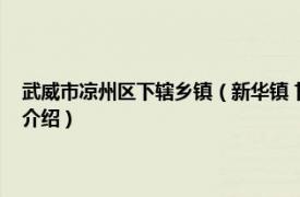 武威市凉州区下辖乡镇（新华镇 甘肃省武威市凉州区下辖镇相关内容简介介绍）