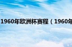 1960年欧洲杯赛程（1960年法国欧洲杯相关内容简介介绍）