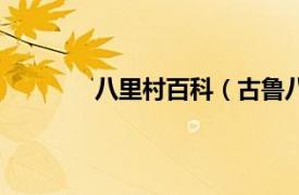 八里村百科（古鲁八村相关内容简介介绍）