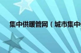 集中供暖管网（城市集中供热管网相关内容简介介绍）