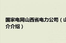 国家电网山西省电力公司（山西省国际电力集团公司相关内容简介介绍）