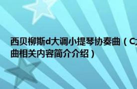 西贝柳斯d大调小提琴协奏曲（C大调第七交响曲 西贝柳斯C大调第七交响曲相关内容简介介绍）