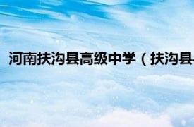 河南扶沟县高级中学（扶沟县县直高级中学相关内容简介介绍）