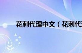 花刺代理中文（花刺代理验证相关内容简介介绍）