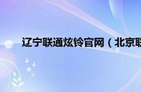 辽宁联通炫铃官网（北京联通炫铃网相关内容简介介绍）