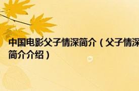 中国电影父子情深简介（父子情深 美国1984年保罗纽曼执导电影相关内容简介介绍）