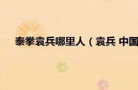 泰拳袁兵哪里人（袁兵 中国泰拳运动员相关内容简介介绍）