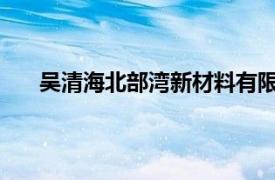 吴清海北部湾新材料有限公司创新团队核心成员简介