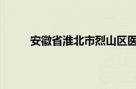 安徽省淮北市烈山区医保局副局长相关内容简介