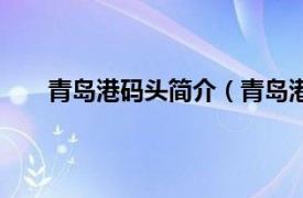 青岛港码头简介（青岛港引航站相关内容简介介绍）