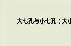 大七孔与小七孔（大小七孔相关内容简介介绍）