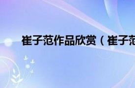 崔子范作品欣赏（崔子范艺术馆相关内容简介介绍）