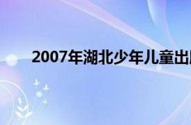 2007年湖北少年儿童出版社在龙国出版的图书简介