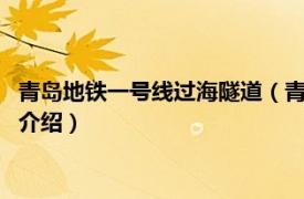 青岛地铁一号线过海隧道（青岛地铁1号线海底隧道相关内容简介介绍）