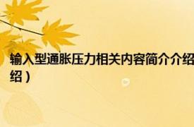 输入型通胀压力相关内容简介介绍是什么（输入型通胀压力相关内容简介介绍）