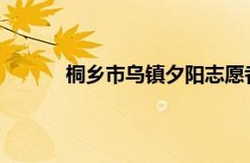 桐乡市乌镇夕阳志愿者协会相关内容简介介绍