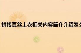 拼接真丝上衣相关内容简介介绍怎么写（拼接真丝上衣相关内容简介介绍）