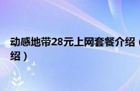 动感地带28元上网套餐介绍（动感地带网聊套餐相关内容简介介绍）