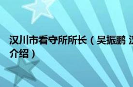 汉川市看守所所长（吴振鹏 汉川市第一看守所民警相关内容简介介绍）