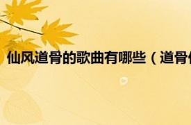 仙风道骨的歌曲有哪些（道骨仙风 舞蹈演员相关内容简介介绍）