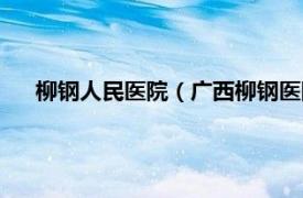 柳钢人民医院（广西柳钢医院有限公司相关内容简介介绍）