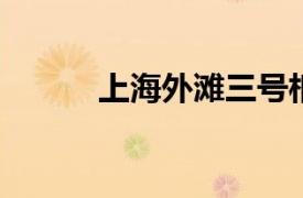 上海外滩三号相关内容简介介绍