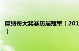 摩纳哥大奖赛历届冠军（2012F1摩纳哥大奖赛相关内容简介介绍）