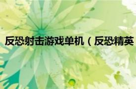 反恐射击游戏单机（反恐精英 射击游戏系列相关内容简介介绍）