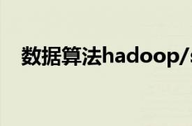 数据算法hadoop/spark大数据处理技巧