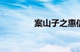 案山子之惠信相关内容介绍