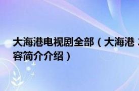 大海港电视剧全部（大海港 2022年张汉杰执导的电视剧相关内容简介介绍）