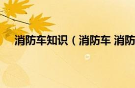 消防车知识（消防车 消防交通工具相关内容简介介绍）