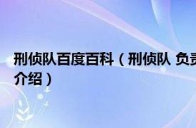 刑侦队百度百科（刑侦队 负责刑事侦缉的专门队伍相关内容简介介绍）