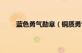 蓝色勇气勋章（铜质勇气勋章相关内容简介介绍）