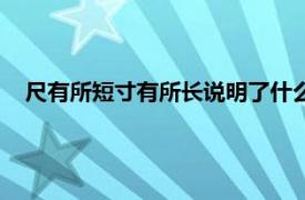 尺有所短寸有所长说明了什么（尺有所短相关内容简介介绍）